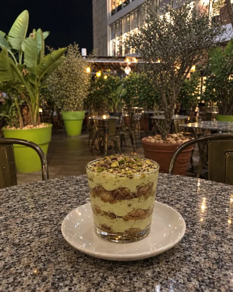 Tiramisu pistache