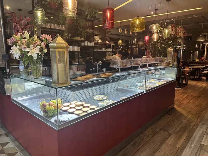 La vitrine des pâtisseries